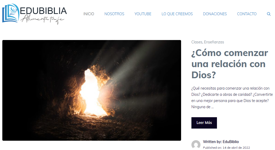 Sitio web EduBiblia
